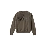 MM6 Maison Margiela Double Layer Sweatshirt in Olive MM6 Maison Margiela Double Layer Sweatshirt in Olive | Hoodies | Luxury Shoes