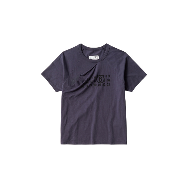 MM6 Maison Margiela Double Layer T-Shirt in Blue | T-shirts | Luxury Shoes 