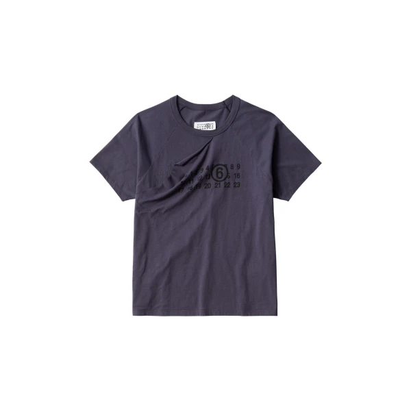 MM6 Maison Margiela Double Layer T-Shirt in Blue | T-shirts | Luxury Shoes 