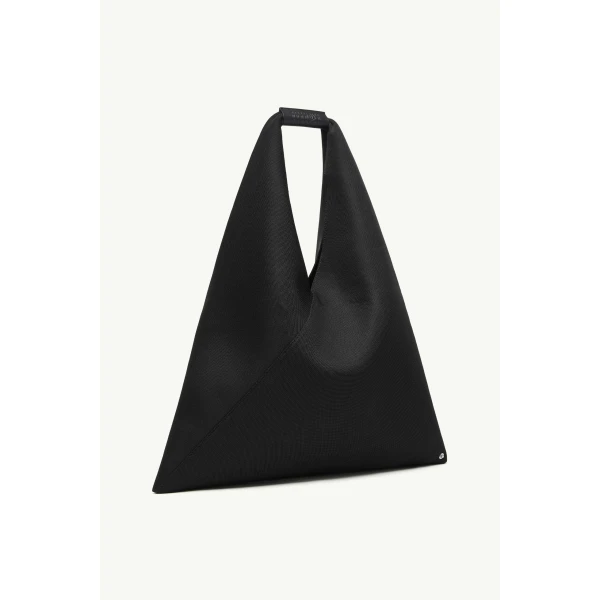 MM6 Maison Margiela Fabric Japanese Bag Classic Medium in Black, view 3 | Totes & Top-Handle Bags | Luxury Shoes 