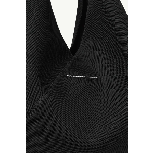 MM6 Maison Margiela Fabric Japanese Bag Classic Medium in Black, view 5 | Totes & Top-Handle Bags | Luxury Shoes 