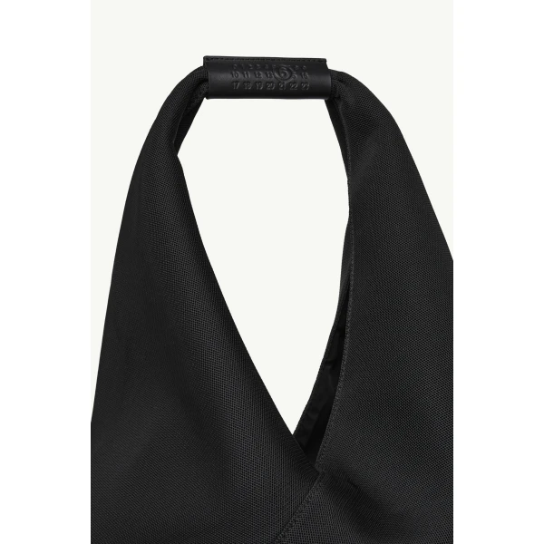 MM6 Maison Margiela Fabric Japanese Bag Classic Medium in Black, view 6 | Totes & Top-Handle Bags | Luxury Shoes 