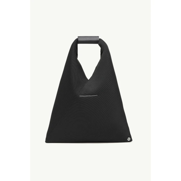 MM6 Maison Margiela Fabric Japanese Bag Classic Small in Black, view 4 | Totes & Top-Handle Bags | Luxury Shoes 