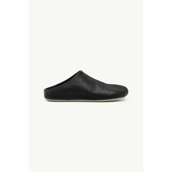 MM6 Maison Margiela Factory Sabots in Black, view 2 | Mules | Luxury Shoes 