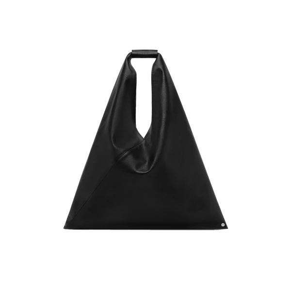 MM6 Maison Margiela Faux Leather Japanese Bag Classic Medium in Black | Totes & Top-Handle Bags | Luxury Shoes 