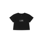 MM6 Maison Margiela Flipped-Print Overdyed T-Shirt in Black | T-shirts | Luxury Shoes 