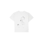 MM6 Maison Margiela Horse Print Cotton T-Shirt in White | T-shirts | Luxury Shoes 
