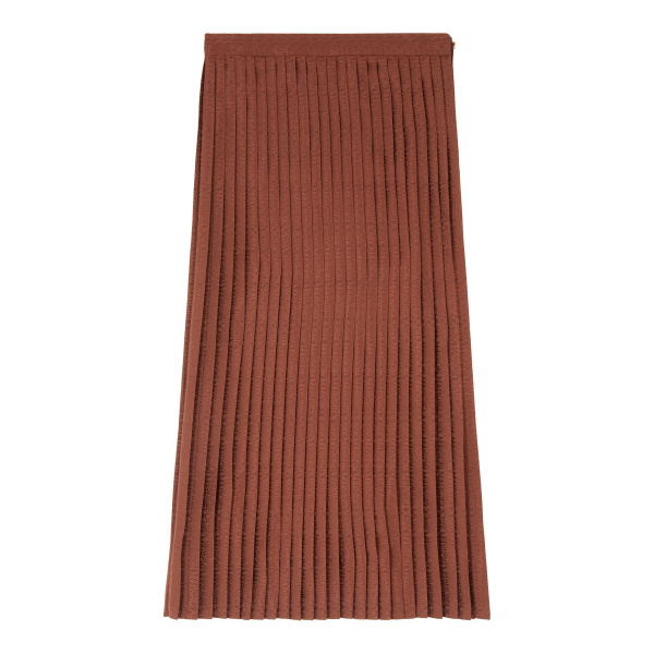 MM6 Maison Margiela Jacquard Midi Skirt in Light Brown | Midi Skirts | Luxury Shoes 