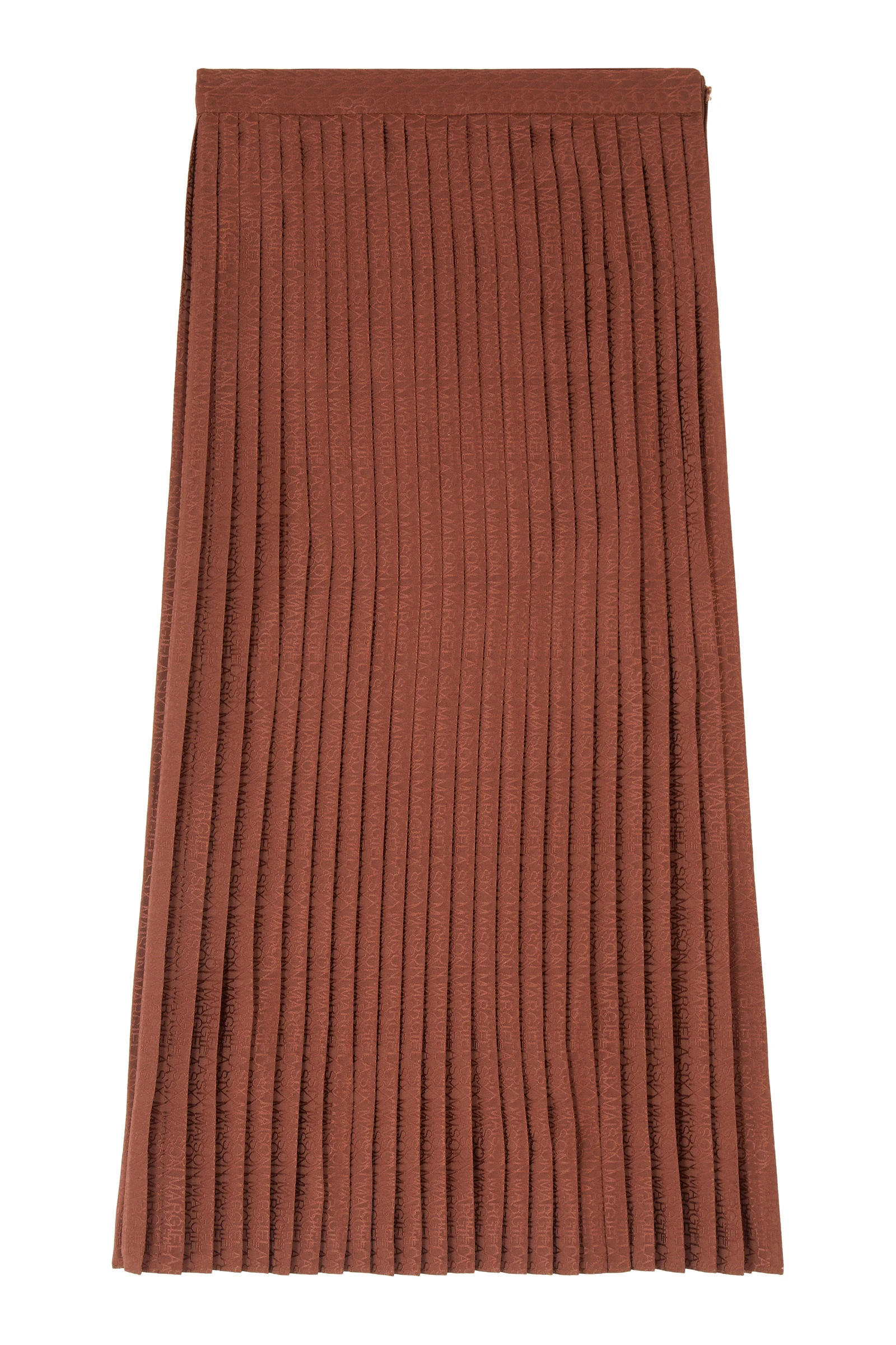 MM6 Maison Margiela Jacquard Midi Skirt in Light Brown MM6 Maison Margiela Jacquard Midi Skirt in Light Brown | Midi Skirts | Luxury Shoes