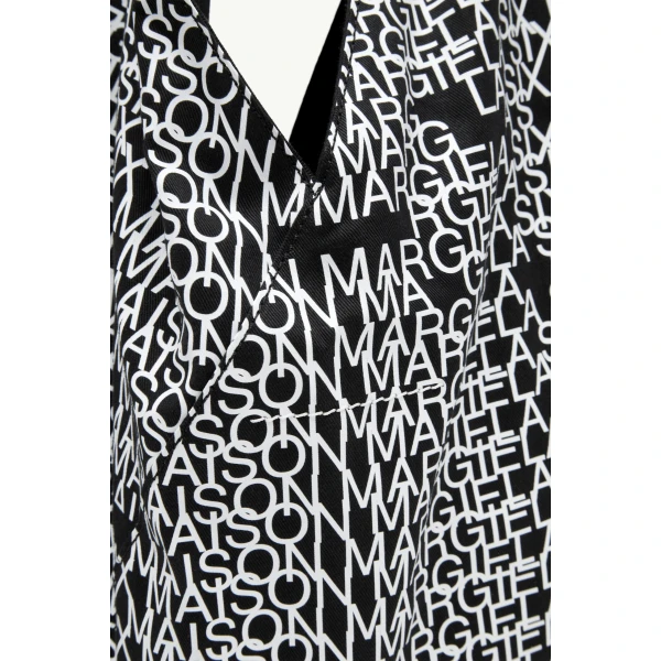 MM6 Maison Margiela Japanese Bag Classic Medium in Black and White, view 6 | Totes & Top-Handle Bags | Luxury Shoes 
