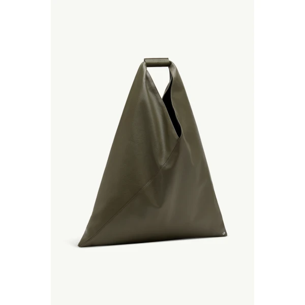 MM6 Maison Margiela Japanese Bag Classic Medium in Khaki, view 3 | Totes & Top-Handle Bags | Luxury Shoes 