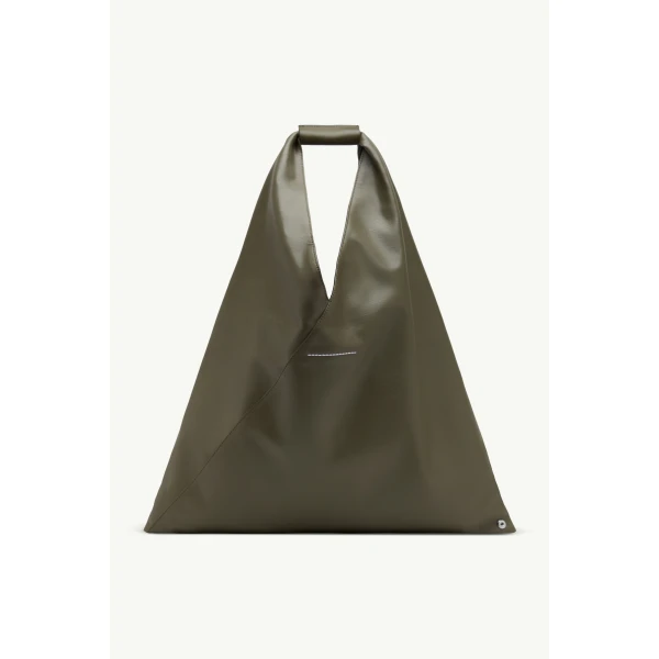 MM6 Maison Margiela Japanese Bag Classic Medium in Khaki, view 4 | Totes & Top-Handle Bags | Luxury Shoes 
