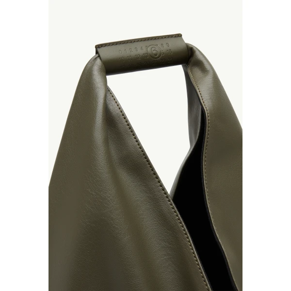 MM6 Maison Margiela Japanese Bag Classic Medium in Khaki, view 5 | Totes & Top-Handle Bags | Luxury Shoes 