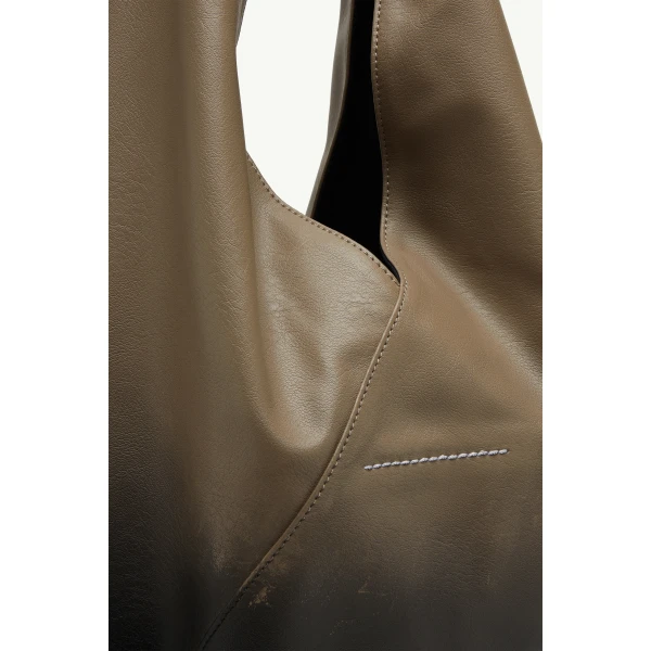 MM6 Maison Margiela Japanese Bag Classic Medium in Ombre Black, view 6 | Totes & Top-Handle Bags | Luxury Shoes 