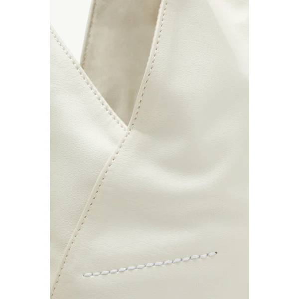 MM6 Maison Margiela Japanese Bag Classic Medium in White, view 6 | Totes & Top-Handle Bags | Luxury Shoes 