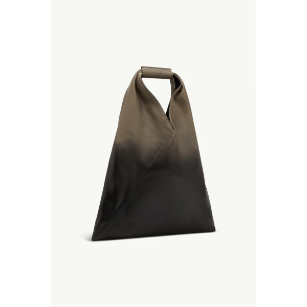 MM6 Maison Margiela Japanese Bag Classic Small in Ombre Black, view 3 | Totes & Top-Handle Bags | Luxury Shoes 