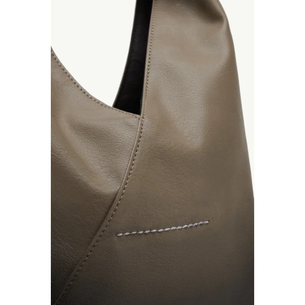 MM6 Maison Margiela Japanese Bag Classic Small in Ombre Black, view 6 | Totes & Top-Handle Bags | Luxury Shoes 