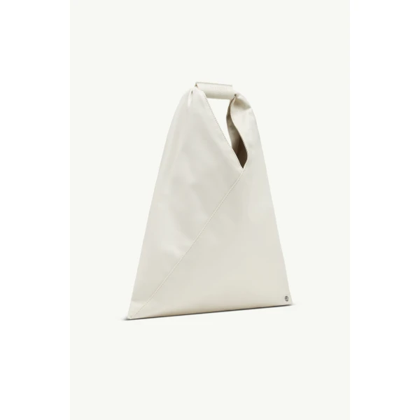 MM6 Maison Margiela Japanese Bag Classic Small in White, view 3 | Totes & Top-Handle Bags | Luxury Shoes 