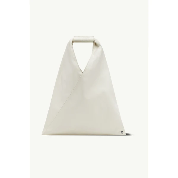 MM6 Maison Margiela Japanese Bag Classic Small in White, view 4 | Totes & Top-Handle Bags | Luxury Shoes 