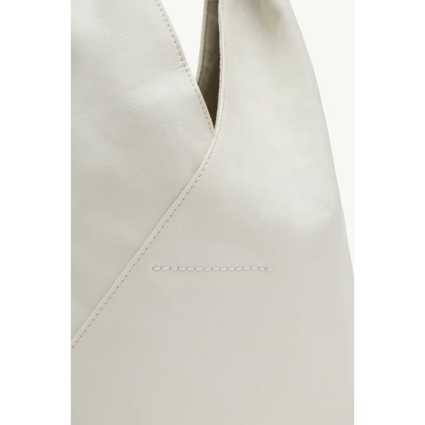 MM6 Maison Margiela Japanese Bag Classic Small in White, view 6 | Totes & Top-Handle Bags | Luxury Shoes 