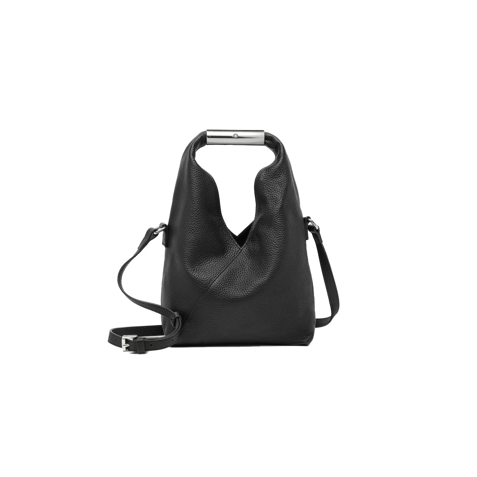 MM6 Maison Margiela Japanese Bag Jewel Handle Classic with Strap in Black MM6 Maison Margiela Japanese Bag Jewel Handle Classic with Strap in Black | Totes & Top-Handle Bags | Luxury Shoes