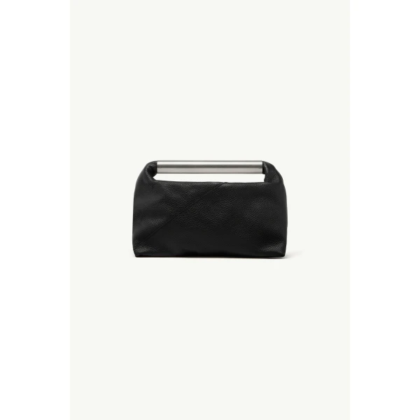 MM6 Maison Margiela Japanese Bag Jewel Handle in Black, view 2 | Totes & Top-Handle Bags | Luxury Shoes 