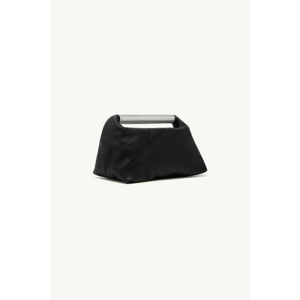 MM6 Maison Margiela Japanese Bag Jewel Handle in Black, view 3 | Totes & Top-Handle Bags | Luxury Shoes 