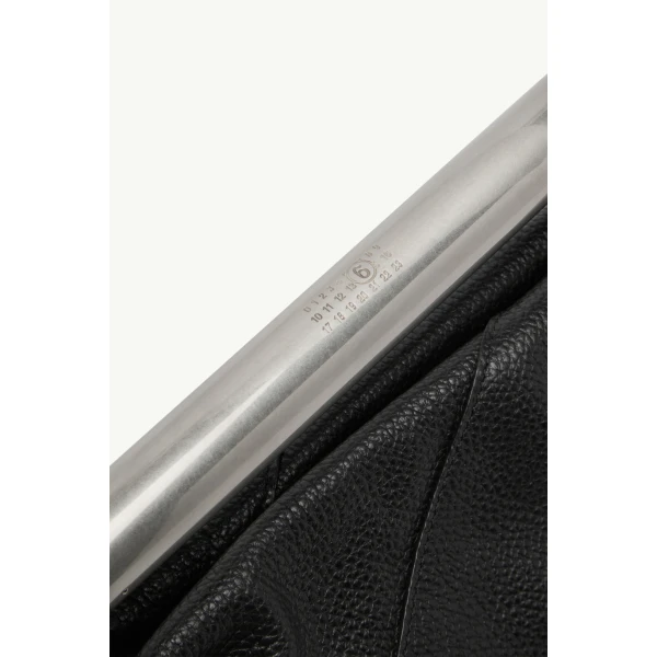 MM6 Maison Margiela Japanese Bag Jewel Handle in Black, view 5 | Totes & Top-Handle Bags | Luxury Shoes 