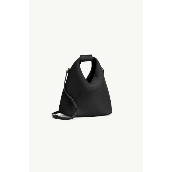 MM6 Maison Margiela Japanese Mesh Crossbody Bag in Black, view 3 | Shoulder & Crossbody Bags | Luxury Shoes 