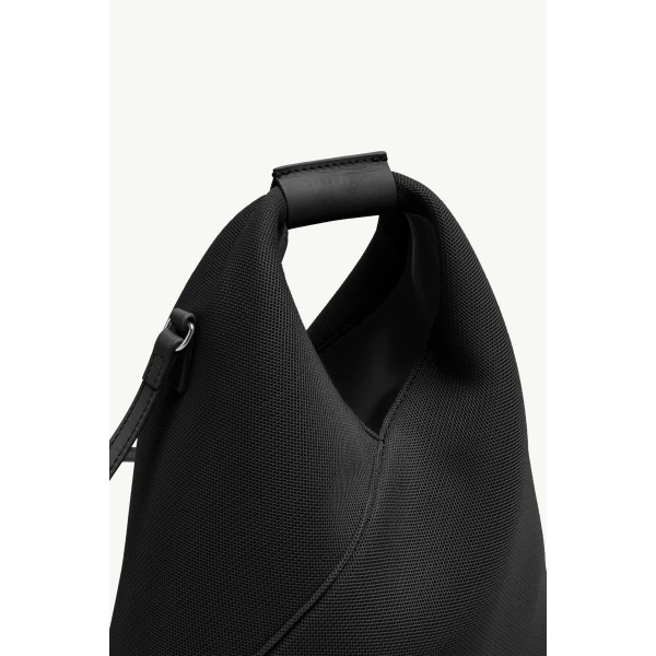 MM6 Maison Margiela Japanese Mesh Crossbody Bag in Black, view 5 | Shoulder & Crossbody Bags | Luxury Shoes 