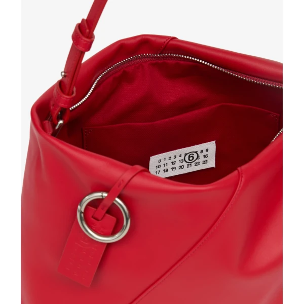 MM6 Maison Margiela Japanese Pochette Bag in Red, view 6 | Clutch Bags | Luxury Shoes 