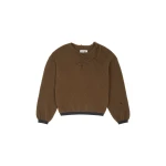 MM6 Maison Margiela Knit Jumper in Khaki | Sweaters | Luxury Shoes 