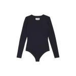 MM6 Maison Margiela Lycra Jersey Bodysuit in Black | Bodysuit | Luxury Shoes 