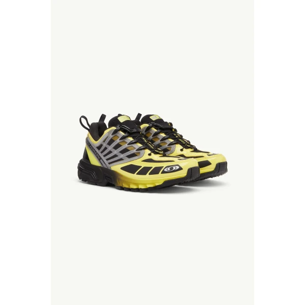 MM6 Maison Margiela MM6 x Salomon ACS Pro in Black and Yellow, view 3 | Sneakers | Luxury Shoes 