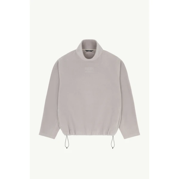 MM6 Maison Margiela MM6 x Salomon Fleece in Oatmeal, view 6 | Hoodies | Luxury Shoes 