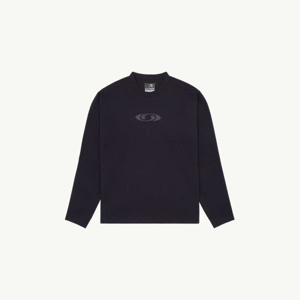 MM6 x Salomon Long-Sleeve Top in Black