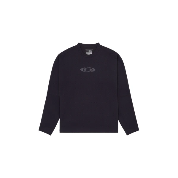 MM6 x Salomon Long-Sleeve Top in Black