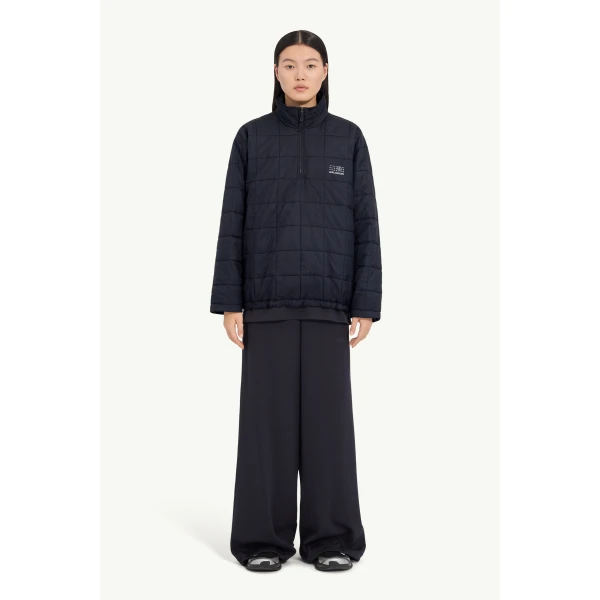 MM6 Maison Margiela MM6 x Salomon Reversible Jumper in Black, view 2 | Sweaters | Luxury Shoes 
