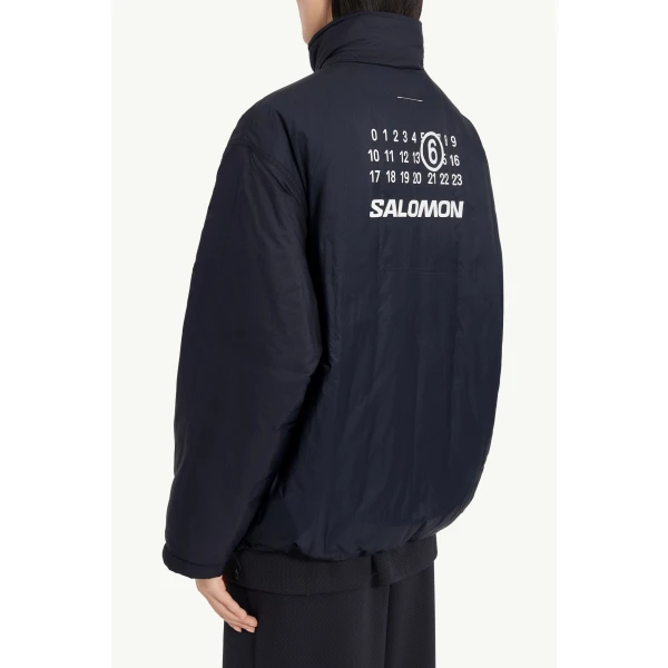 MM6 Maison Margiela MM6 x Salomon Reversible Jumper in Black, view 5 | Sweaters | Luxury Shoes 