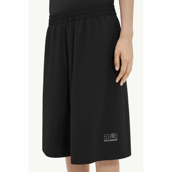 MM6 Maison Margiela MM6 x Salomon Running Shorts in Black, view 5 | Shorts | Luxury Shoes 