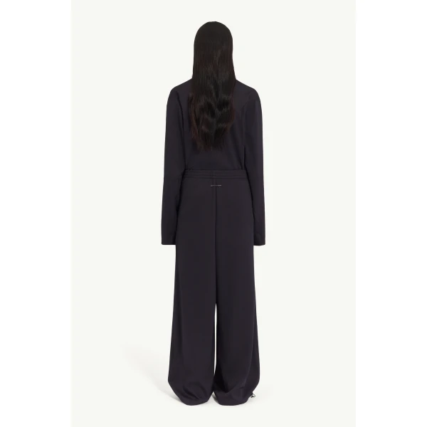 MM6 Maison Margiela MM6 x Salomon Trousers in Black, view 4 | Tailored pants | Luxury Shoes 