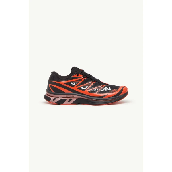 MM6 Maison Margiela MM6 x Salomon XT Sneaker in Black and Red, view 2 | Sneakers | Luxury Shoes 