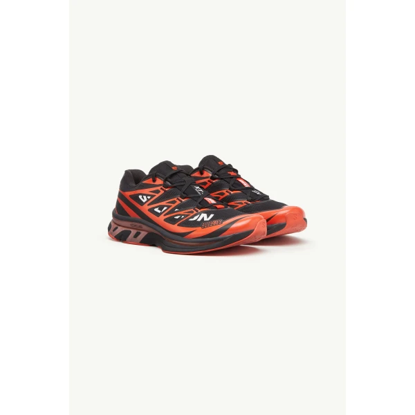 MM6 Maison Margiela MM6 x Salomon XT Sneaker in Black and Red, view 3 | Sneakers | Luxury Shoes 