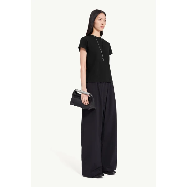 MM6 Maison Margiela Mannequin-Print Cotton Jersey T-Shirt in Black, view 3 | T-shirts | Luxury Shoes 