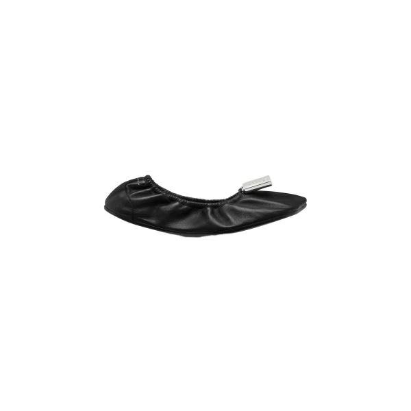 MM6 Maison Margiela Numeric Anatomic Ballerina in Black | Flats | Luxury Shoes 