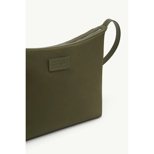 MM6 Maison Margiela Numeric Crossbody Bag in Khaki, view 5 | Shoulder & Crossbody Bags | Luxury Shoes 