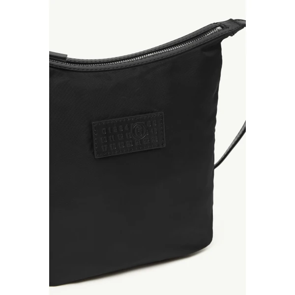 MM6 Maison Margiela Numeric Vertical Crossbody Bag in Black, view 5 | Shoulder & Crossbody Bags | Luxury Shoes 