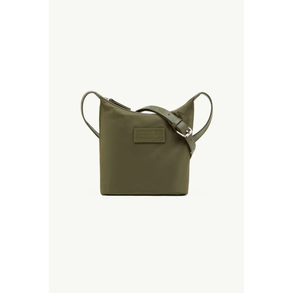 MM6 Maison Margiela Numeric Vertical Crossbody Bag in Khaki, view 2 | Shoulder & Crossbody Bags | Luxury Shoes 