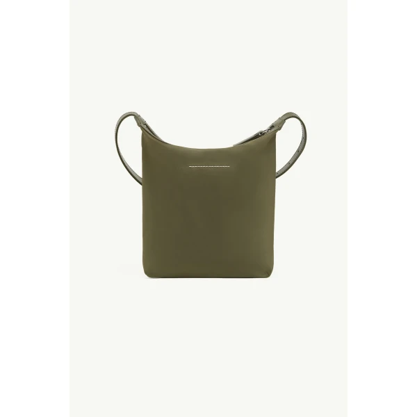 MM6 Maison Margiela Numeric Vertical Crossbody Bag in Khaki, view 4 | Shoulder & Crossbody Bags | Luxury Shoes 