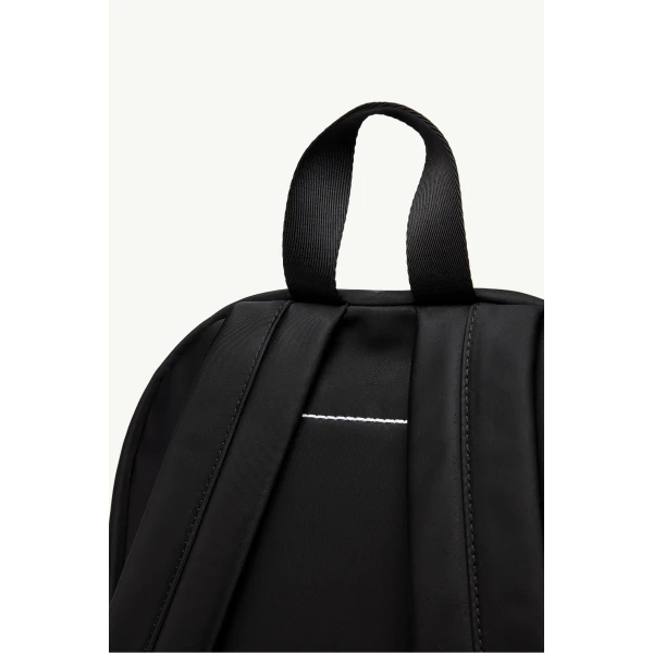 MM6 Maison Margiela Nylon Backpack in Black, view 5 | Backpacks | Luxury Shoes 